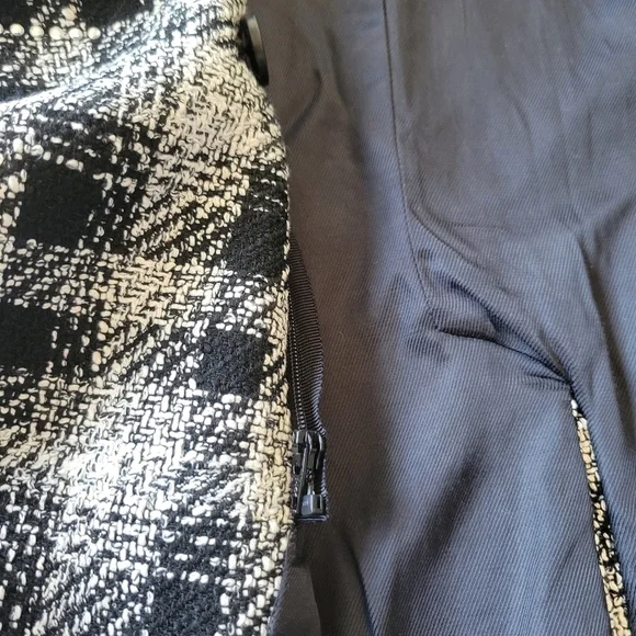 Veronica Beard Rhinestone Miller Dickey Plaid Tweed Jacket Size 2 Black - Picture 10 of 16